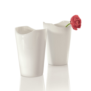 Porcelánová váza vysoká 12 cm - 2ks