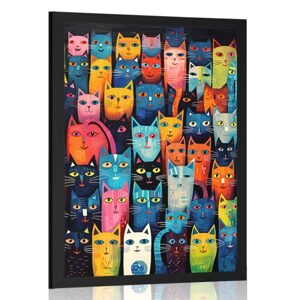 Plagát kolekcia mačiek