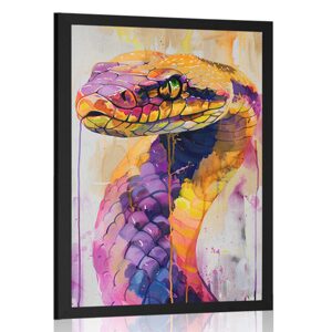 Plagát had s imitáciou maľby