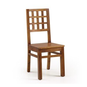 Estila Dizajnová drevená jedálenská stolička Star z masívu 100cm
