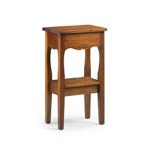 Estila Koloniálny telefónny stolík M-Vintage z masívneho mahagónového dreva hnedej farby 74cm