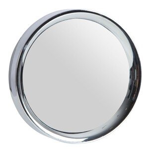 Estila Dizajnové okrúhle nástenné zrkadielko so strieborným rámom