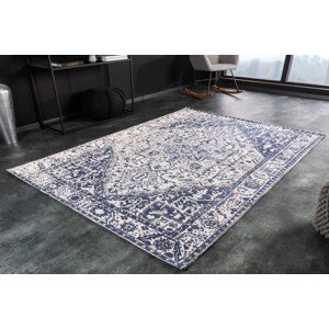 Estila Orientálny koberec Noyf bielo-modrý obdĺžnikový 230cm