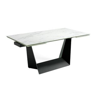 Estila Moderný rozkladací jedálenský stôl Forma Moderna biely mramor 180-270cm