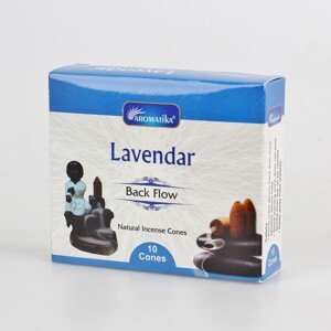 Vonné kužele Aromatika “Tekoucí Dým“ - Lavender, 10 ks