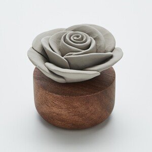 Dizajnový difuzér s motívom Gardenia z Laosu, sivý - ANOQ