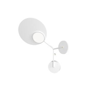 Nástenná lampa Ballon 3 ľavostranná, viac variantov - TUNTO Model: bílý rám a krycí část, panel překližka bílé barvy