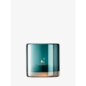 Svietnik na čajovú sviečku Epoque, v. 8,5 cm, lesklý tyrkys - LSA international