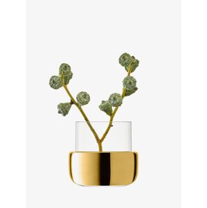 Čajový svietnik / váza Aurum, pozlátený - LSA