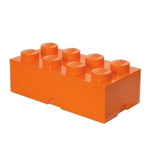 Úložný box 8, viac variant - LEGO Farba: oranžová