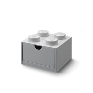 Stolný box 4 so zásuvkou, viac variant - LEGO Farba: šedá