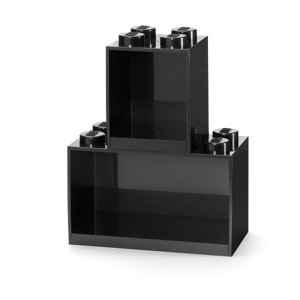 Brick závesné police, set 2 ks, viac variant - LEGO Farba: černá