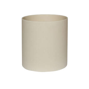 Kvetináč Puk, farba prírodná biela, viac veľkostí - PotteryPots Velikost: S - v. 15 cm, ⌀ 15 cm