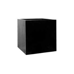 Kvetináč Block, farba leská čierna, viac veľkostí - PotteryPots Velikost: M - v. 40 cm