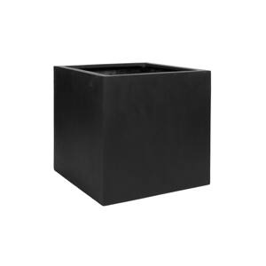 Kvetináč Block, farba čierna, viac veľkostí - PotteryPots Velikost: L - v. 50 cm