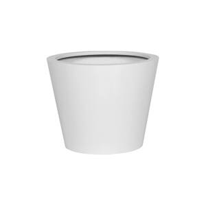 Kvetináč Bucket, farba lesklá biela, viac veľkostí - PotteryPots Velikost: L - v. 60 cm, ⌀ 68 cm