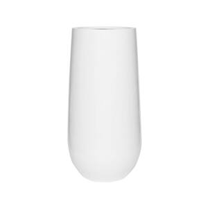 Kvetináč Nax, farba lesklá biela, viac veľkostí - PotteryPots Velikost: M - v. 70 cm, ⌀ 35 cm