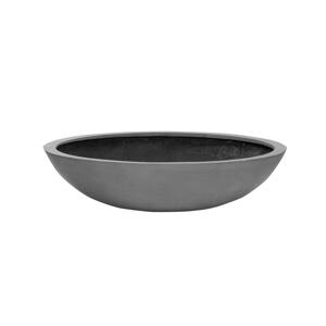 Kvetináč Jumbo Bowl, farba sivá, viac veľkostí - PotteryPots Velikost: S - v. 17 cm, ⌀ 70 cm
