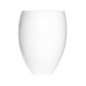 Kvetináč Bond, farba lesklá biela, viac veľkostí - PotteryPots Velikost: S - v. 45 cm, ⌀ 35 cm