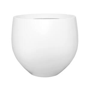 Kvetináč Jumbo Orb, farba matná biela, viac veľkostí - PotteryPots Velikost: M - v. 93 cm, ⌀ 110 cm