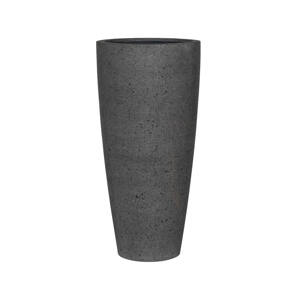 Kvetináč Dax, farba sivá laterit, viac veľkostí - PotteryPots Velikost: XL - v. 99.5 cm, ⌀ 47 cm