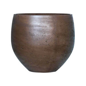 Kvetináč Orb, farba čokoládovo hnedá, viac veľkostí - PotteryPots Velikost: M - v. 43 cm, ⌀ 48 cm