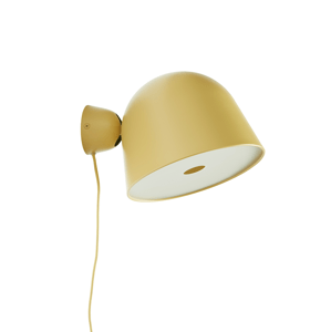 Nástenná lampa "Kuppi 2.0", 2 varianty - Woud Varianta: horčicovo žltý kov
