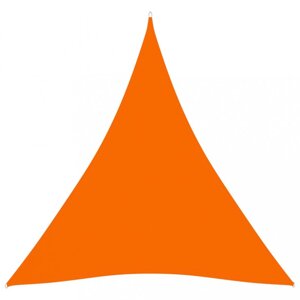 Tieniaca plachta trojuholníková 4x4x4 m oxfordská látka Dekorhome Oranžová,Tieniaca plachta trojuholníková 4x4x4 m oxfordská látka Dekorhome Oranžová