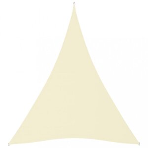 Tieniaca plachta trojuholníková 3 x 4 x 4 m oxfordská látka Dekorhome Krémová,Tieniaca plachta trojuholníková 3 x 4 x 4 m oxfordská látka Dekorhome Kr
