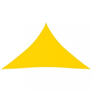 Tieniaca plachta trojuholníková 3,5 x 3,5 x 4,9 m oxfordská látka Dekorhome Žltá,Tieniaca plachta trojuholníková 3,5 x 3,5 x 4,9 m oxfordská látka Dek