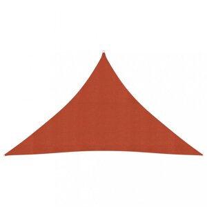 Tieniaca plachta trojuholníková HDPE 2,5 x 2,5 x 3,5 m Dekorhome Tehlová,Tieniaca plachta trojuholníková HDPE 2,5 x 2,5 x 3,5 m Dekorhome Tehlová