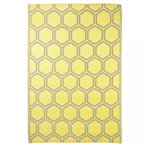 Vonkajší koberec 182 x 122 cm Dekorhome Žltá,Vonkajší koberec 182 x 122 cm Dekorhome Žltá