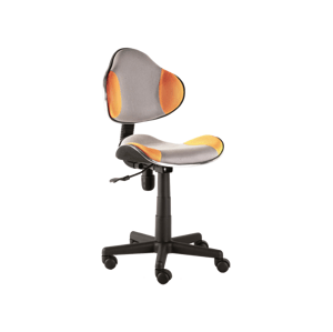 Študentská kancelárska stolička Q-G2 Sivá / oranžová,Študentská kancelárska stolička Q-G2 Sivá / oranžová