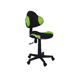 Študentská kancelárska stolička Q-G2 Čierna / zelená,Študentská kancelárska stolička Q-G2 Čierna / zelená