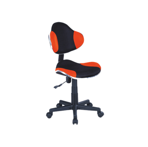 Študentská kancelárska stolička Q-G2 Oranžová / čierna,Študentská kancelárska stolička Q-G2 Oranžová / čierna