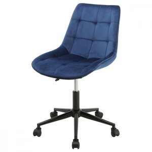 Kancelárska stolička KA-J401 Modrá,Kancelárska stolička KA-J401 Modrá