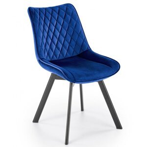 Otočná jedálenská stolička K520 Modrá,Otočná jedálenská stolička K520 Modrá
