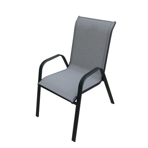 Záhradná stolička XT1012C (ZWC-2429) Sivá,Záhradná stolička XT1012C (ZWC-2429) Sivá