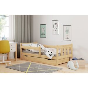 Detská posteľ so zásuvkou MARINELLA 160x80 cm Borovica,Detská posteľ so zásuvkou MARINELLA 160x80 cm Borovica