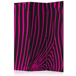 Paraván Zebra pattern (violet) Dekorhome 135x172 cm (3-dielny),Paraván Zebra pattern (violet) Dekorhome 135x172 cm (3-dielny)