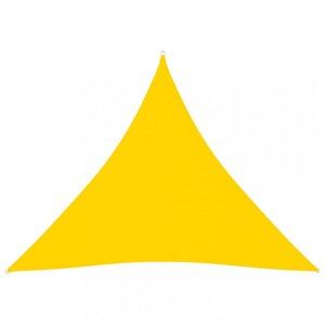 Plachta proti slnku oxfordská látka trojuholník 3,6 x 3,6 x 3,6 m Dekorhome Žltá,Plachta proti slnku oxfordská látka trojuholník 3,6 x 3,6 x 3,6 m Dek